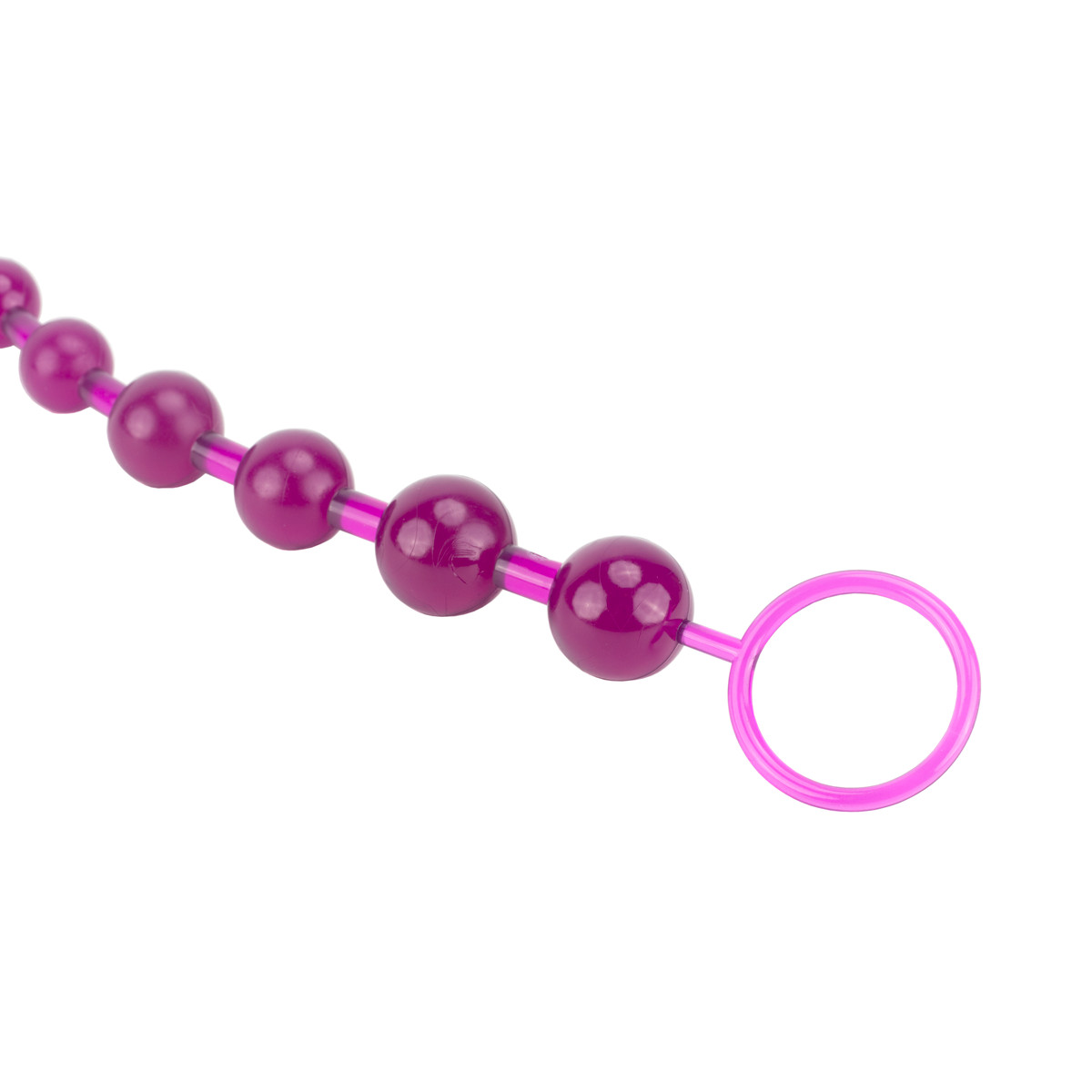 Plug Anal Escalonado 10 Esferas para Estimulação com Bolinha Tailandesa - Yaffa Lingerie | 26,5 x 2,3 cm - 3