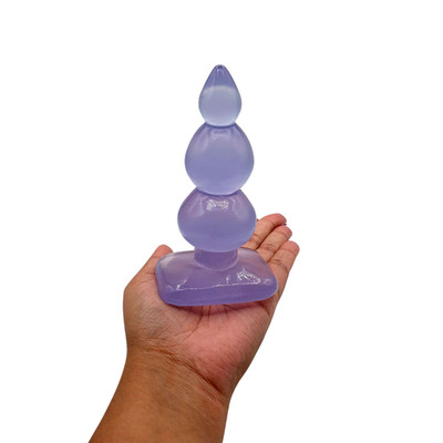 Plug Anal Escalonado com 3 Esferas Gradativas e Base Achatada - Magic Sexy | Disponível em 3 Cores