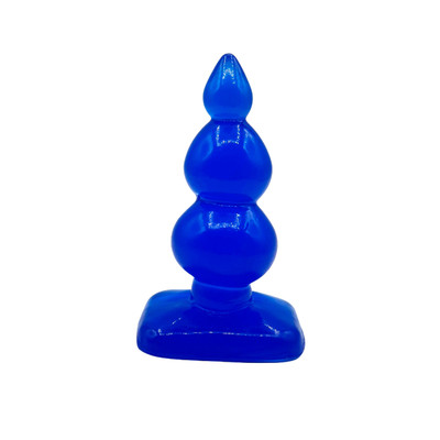 Foto 3 do produto Plug Anal Escalonado com 3 Esferas Gradativas e Base Achatada - Magic Sexy | Disponível em 3 Cores