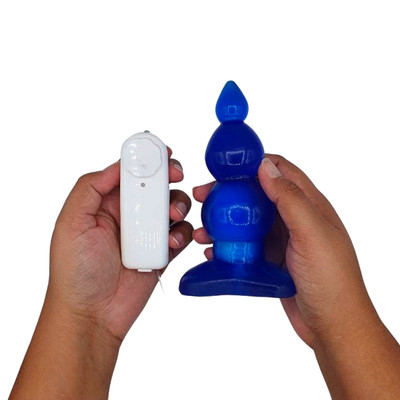 Foto 8 do produto Plug Anal Escalonado com 3 Esferas Gradativas, Vibração Multivelocidade e Controle Remoto com Fio - Magic Sexy | Disponível em 4 Cores