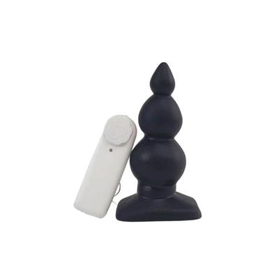 Foto 2 do produto Plug Anal Escalonado com 3 Esferas Gradativas, Vibração Multivelocidade e Controle Remoto com Fio - Magic Sexy | Disponível em 4 Cores