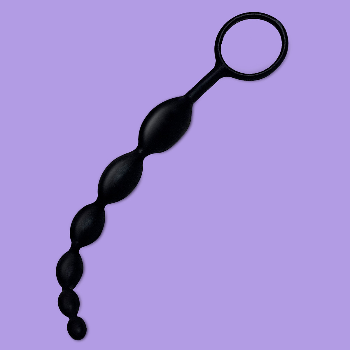 Plug Anal Escalonado em TPE com Anel de Segurança - Diversão Ao Cubo | 21 x 2,3 cm | Disponível em 4 Cores - 3