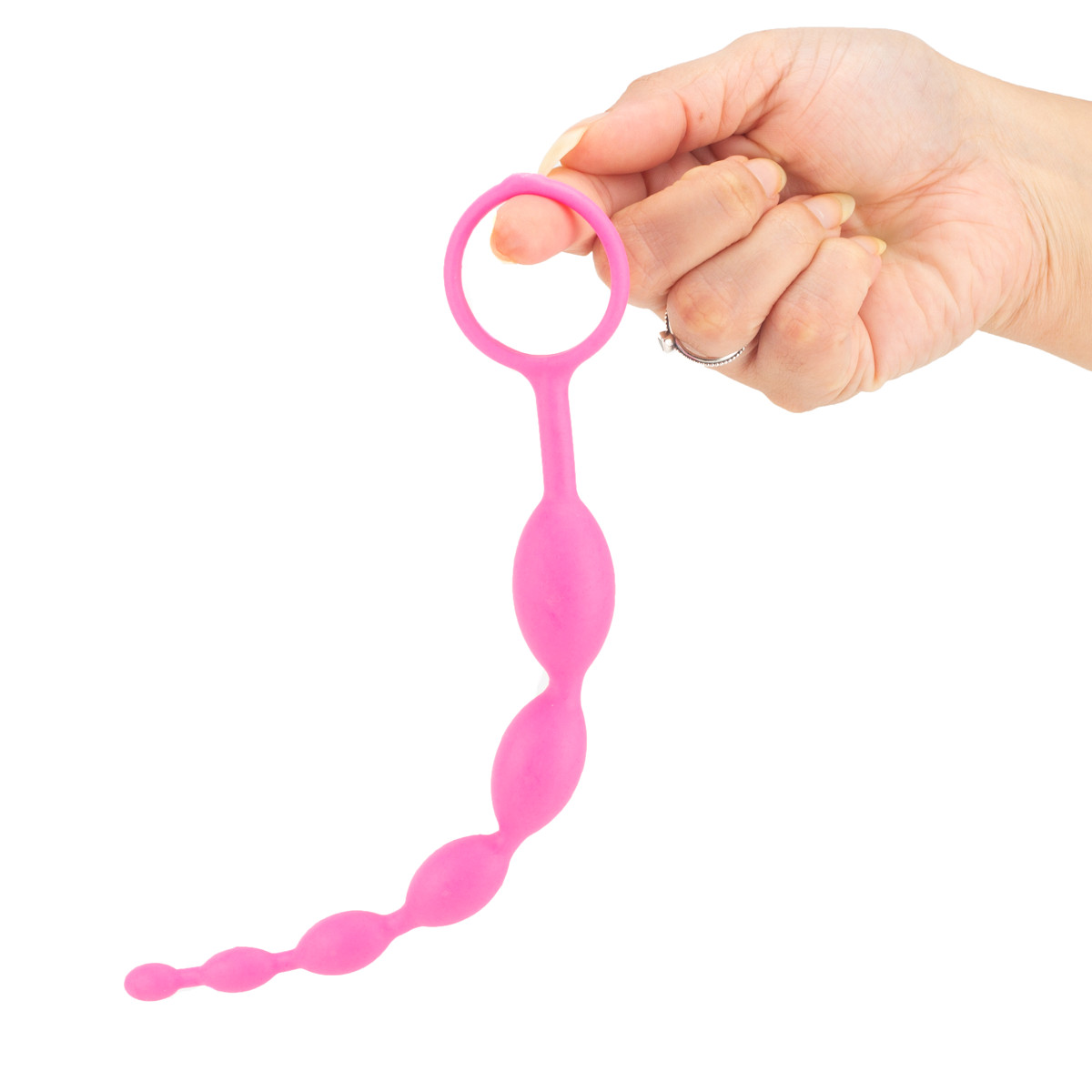 Plug Anal Escalonado em TPE com Anel de Segurança - Diversão Ao Cubo | 21 x 2,3 cm | Disponível em 5 Cores - 12