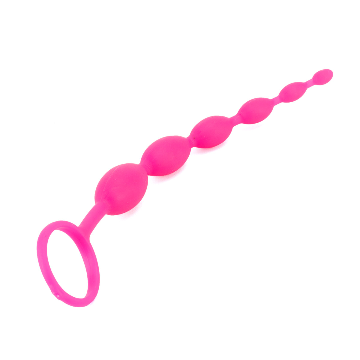 Plug Anal Escalonado em TPE com Anel de Segurança - Diversão Ao Cubo | 21 x 2,3 cm | Disponível em 5 Cores - 2