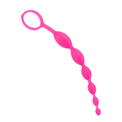 Plug Anal Escalonado em TPE com Anel de Segurança - Diversão Ao Cubo | 21 x 2,3 cm | Disponível em 5 Cores