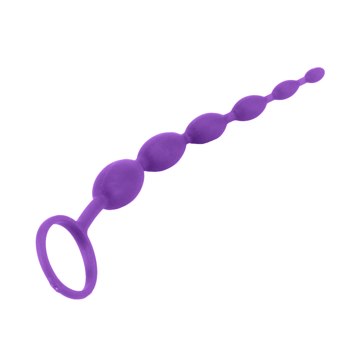 Plug Anal Escalonado em TPE com Anel de Segurança - Diversão Ao Cubo | 21 x 2,3 cm | Disponível em 5 Cores - 6