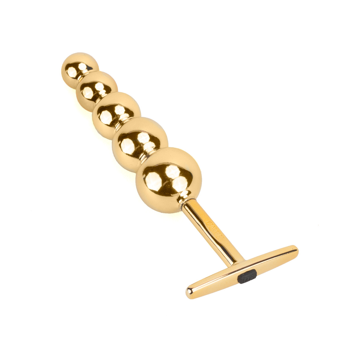 Plug Anal Escalonado em Metal com 5 Esferas de Tamanhos Gradativos e Suporte para Pegada - Hard Plug Ball | 14,8 x 3 cm | Disponível em 3 Cores - 6