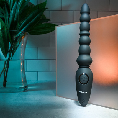 Foto 1 do produto Plug Anal Escalonado Recarregável com 3 Motores Potentes em Silicone de Toque Suave e 7 Vibrações - Evolved Magic Stick | 15 x 3,6 cm