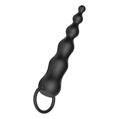 Foto 4 do produto Plug Anal Escalonado em Silicone com 10 Modos de Vibração, Alça de Segurança, Recarregável e Resistente à Água - Youvibe | 13 x 3 cm
