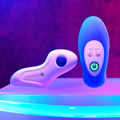 Foto 3 do produto Plug Anal Escalonado em Silicone com 10 Modos de Vibração, Nódulos Massageadores, Controle Remoto e Recarregável - Gender X Beaded Pleasure