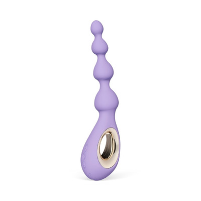 Foto 8 do produto Plug Anal Escalonado em Silicone com 8 Modos de Vibração, Nódulos Massageadores e Tecnologia Bow-Motion - Lelo SORAYA Beads | Disponível em 2 Cores