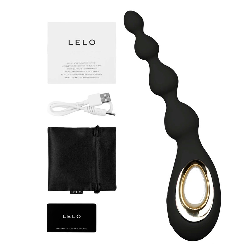 Plug Anal Escalonado em Silicone com 8 Modos de Vibração, Nódulos Massageadores e Tecnologia Bow-Motion - Lelo SORAYA Beads | Disponível em 2 Cores - 2