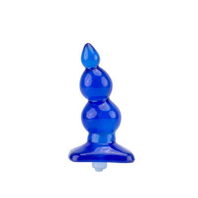 Foto 2 do produto Plug Anal Escalonado com 3 Esferas Gradativas em Silicone com Vibração Multivelocidade - Magic Sexy | 12 x 4,7 cm