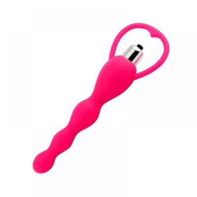 Foto 5 do produto Plug Anal Escalonado em Silicone Cirúrgico com Vibração - XXOO | 12,5 x 3,2 cm | Disponível em 2 Cores