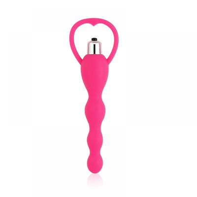 Foto 7 do produto Plug Anal Escalonado em Silicone Cirúrgico com Vibração - XXOO | 12,5 x 3,2 cm | Disponível em 2 Cores