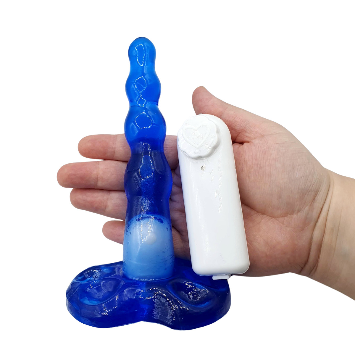 Plug Anal Escalonado com Vibração Multivelocidade por Controle Remoto com Fio - Magic Sexy | 14,5 x 3 cm | Disponível em 6 Cores - 6