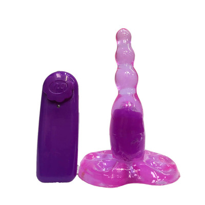 Foto 1 do produto Plug Anal Escalonado com Vibração Multivelocidade por Controle Remoto com Fio - Magic Sexy | 14,5 x 3 cm | Disponível em 6 Cores