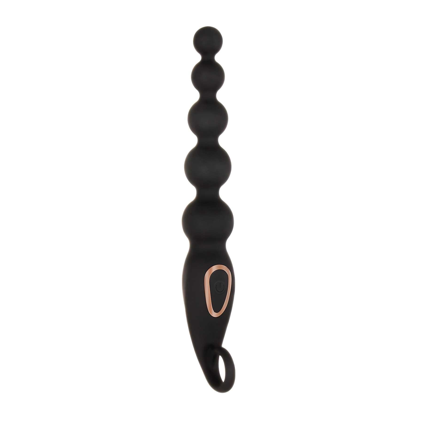 Plug Anal Escalonado Vibratório com 7 Velocidades Estimulantes -  Adam & Eve Vibrating Anal Bead Stick | 13 x 3,1 cm - 3
