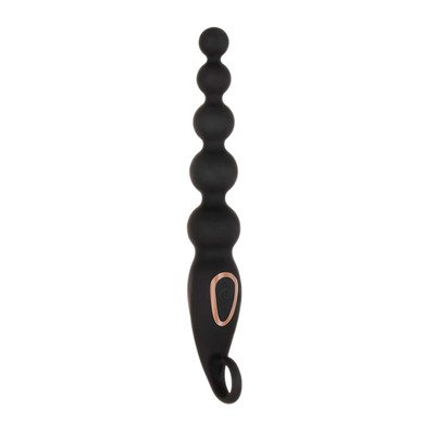 Foto 3 do produto Plug Anal Escalonado Vibratório com 7 Velocidades Estimulantes -  Adam & Eve Vibrating Anal Bead Stick | 13 x 3,1 cm