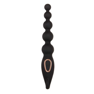 Foto 4 do produto Plug Anal Escalonado Vibratório com 7 Velocidades Estimulantes -  Adam & Eve Vibrating Anal Bead Stick | 13 x 3,1 cm