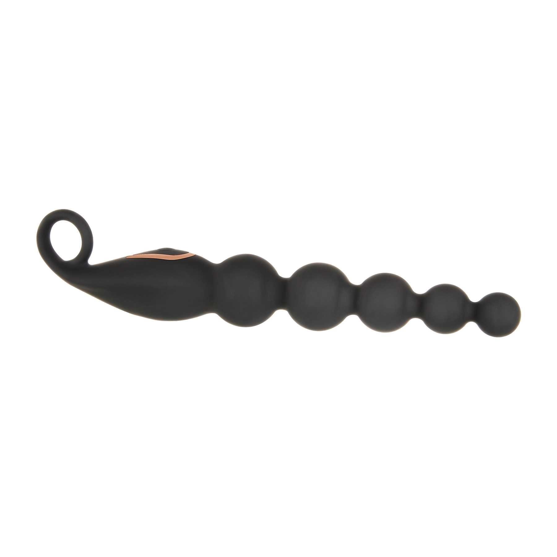 Plug Anal Escalonado Vibratório com 7 Velocidades Estimulantes -  Adam & Eve Vibrating Anal Bead Stick | 13 x 3,1 cm - 5