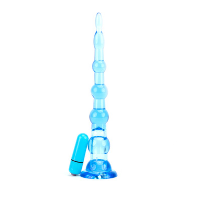 Plug Anal com Esferas Gradativas e Cápsula Vibratória - Pyramid Gels | 20,5 x 3 cm | Disponível em 3 Cores