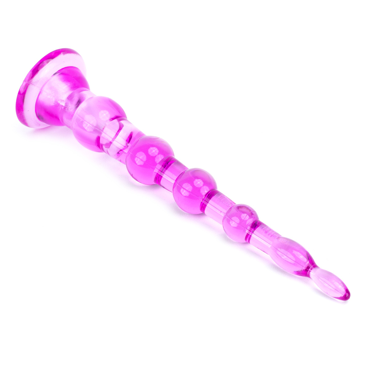 Plug Anal com Esferas Gradativas e Cápsula Vibratória - Pyramid Gels | 20,5 x 3 cm | Disponível em 3 Cores - 10