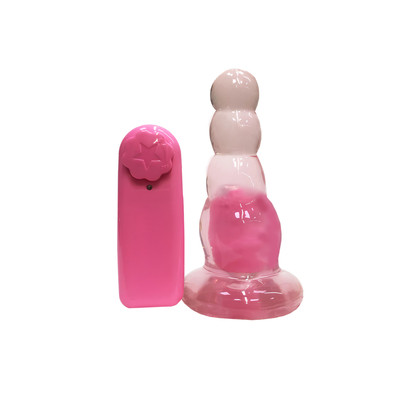 Foto 4 do produto Plug Anal Escalonado com Vibração Multivelocidade, Controle Remoto e Base de Suporte - Magic Sexy | 13 x 3,9 cm | Disponível em 5 Cores