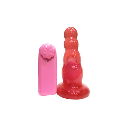 Plug Anal Escalonado com Vibração Multivelocidade, Controle Remoto e Base de Suporte - Magic Sexy | 13 x 3,9 cm | Disponível em 5 Cores