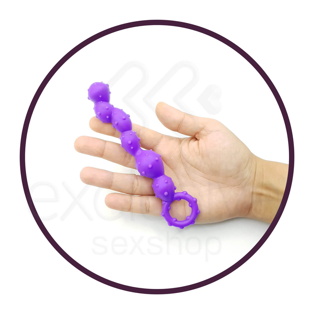 Plug Anal Estimulador de Próstata com Nódulos Estimuladores - 15 x 2,5 cm - 4