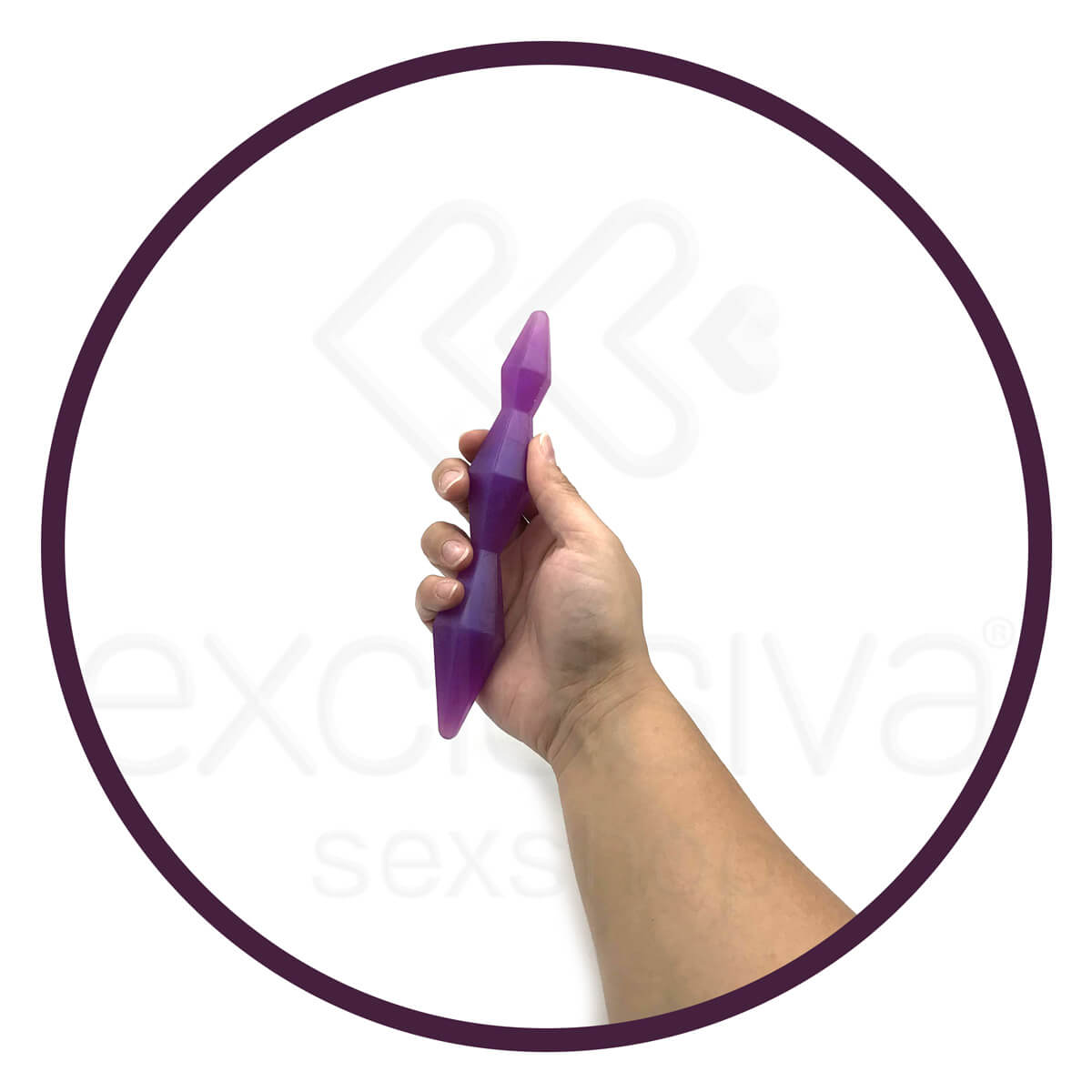 Plug Anal em Forma Escalonada de Diamante - Butt Plug Diamond | 17,8 x 2,5 cm | Disponível em 4 Cores - 6