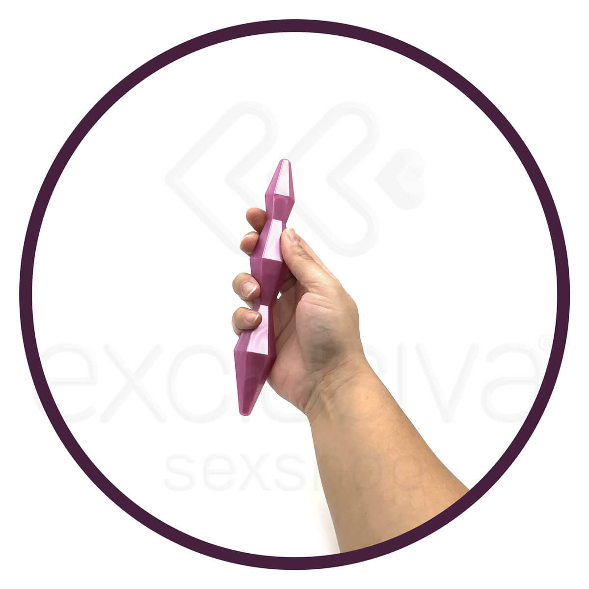 Plug Anal em Forma Escalonada de Diamante - Butt Plug Diamond | 17,8 x 2,5 cm | Disponível em 4 Cores - 9