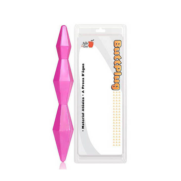 Plug Anal em Forma Escalonada de Diamante - Butt Plug Diamond | 17,8 x 2,5 cm | Disponível em 4 Cores - 7