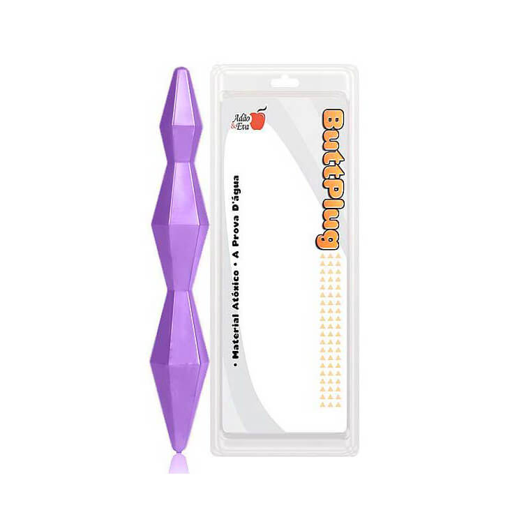 Plug Anal em Forma Escalonada de Diamante - Butt Plug Diamond | 17,8 x 2,5 cm | Disponível em 4 Cores - 4