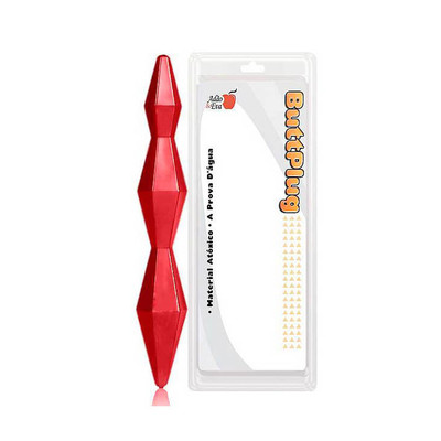 Plug Anal em Forma Escalonada de Diamante - Butt Plug Diamond | 17,8 x 2,5 cm | Disponível em 4 Cores