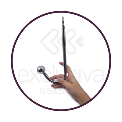 Foto 3 do produto Plug Anal em Forma de Isca com Esfera Única na Ponta - 33,5 x 3 cm