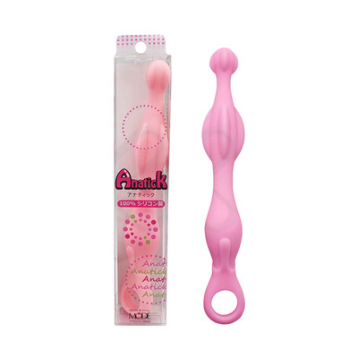 Plug Anal com Formato Anatômico em Silicone - Anatick | 18 x 2,8 cm