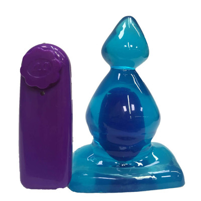 Foto 4 do produto Plug Anal no Formato Árvore de Natal com Vibração Multivelocidade - Magic Sexy | 13 x 5,5 cm | 6 Cores