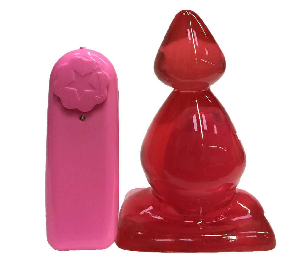 Plug Anal no Formato Árvore de Natal com Vibração Multivelocidade - Magic Sexy | 13 x 5,5 cm | 6 Cores - 5