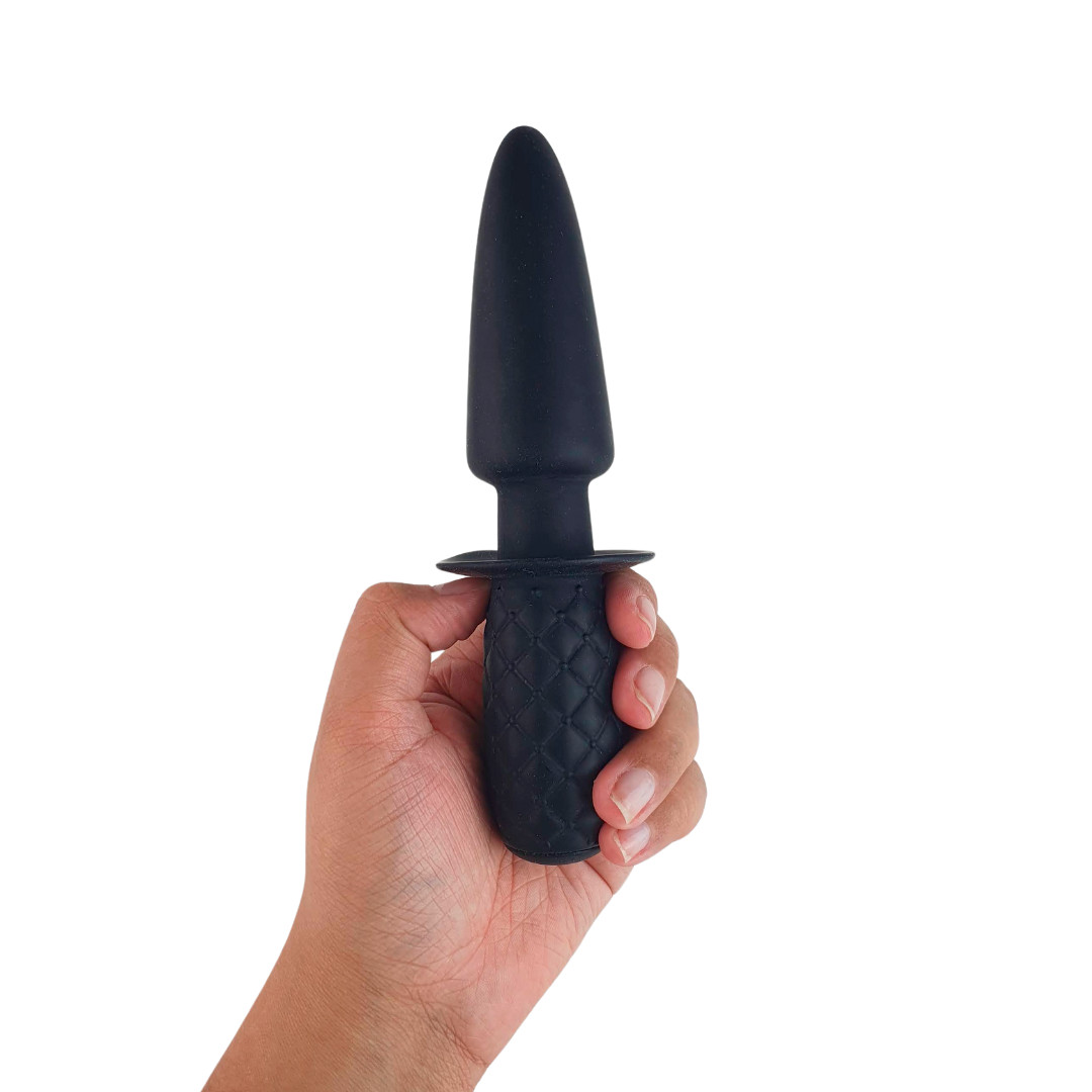 Plug Anal em Formato Cônico com Base de Suporte - Punishment Thorn | 11 x 4 cm - 3