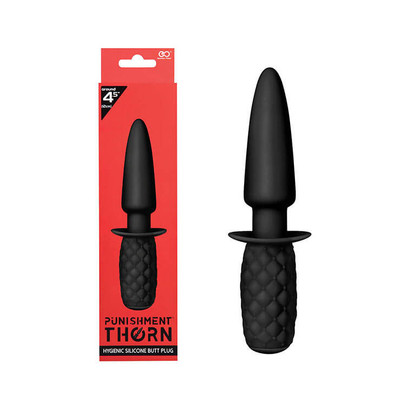 Foto 1 do produto Plug Anal em Formato Cônico com Base de Suporte - Punishment Thorn | 11 x 4 cm