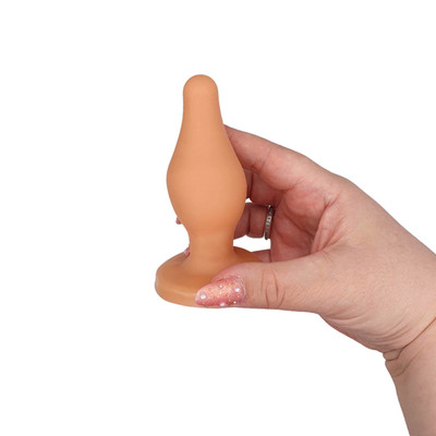 Plug Anal em Formato Cônico com Base em Ventosa - Adão e Eva ButtPlug  | 10 x 1,8 cm | Disponível em 2 Cores