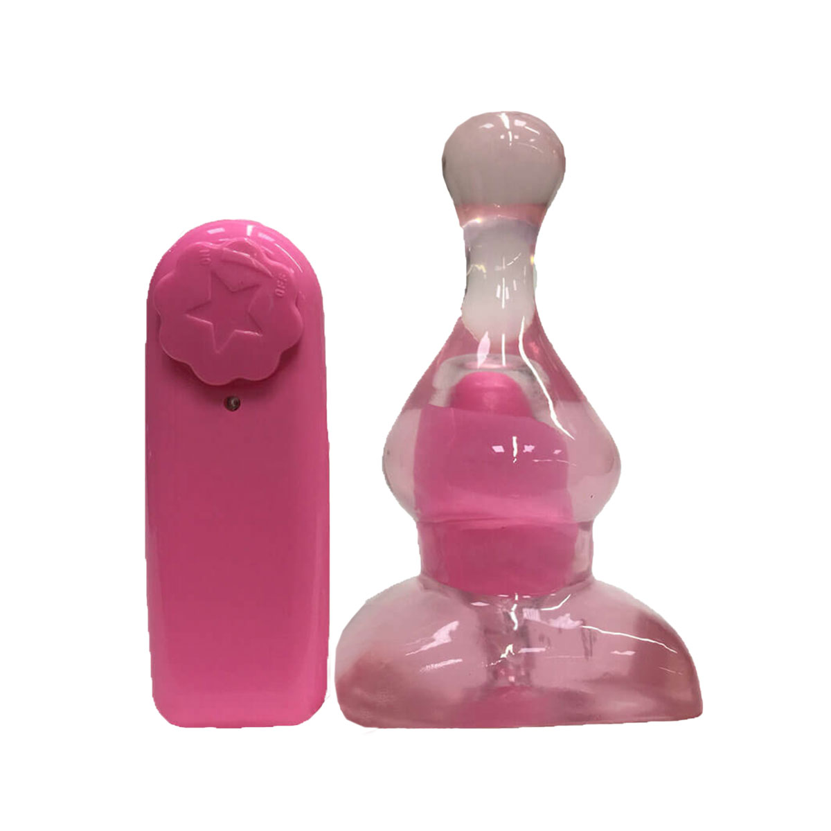 Plug Anal em Formato Cônico com Esfera na Ponta, Vibração Multivelocidade e Base de Suporte - Magic Sexy | 10 x 4,9 cm | Disponível em 6 Cores - 2