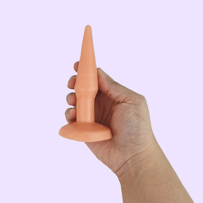 Foto 3 do produto Plug Anal em Formato Cônico Pequeno - ButtPlug | 10,9 x 2,6 cm | Disponível em 2 Cores