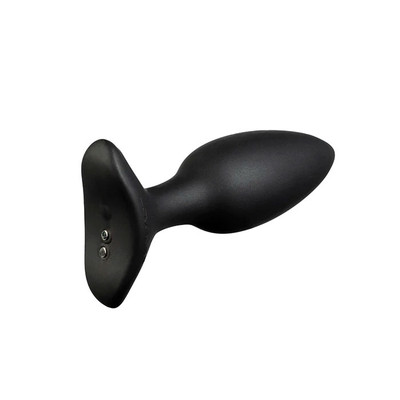 Foto 4 do produto Plug Anal ''M'' no Formato Cônico em Silicone com Base de Segurança, 7 Modos de Vibração e Controle Via Aplicativo - Lovense Hush 2  | 11 x 4,4 cm