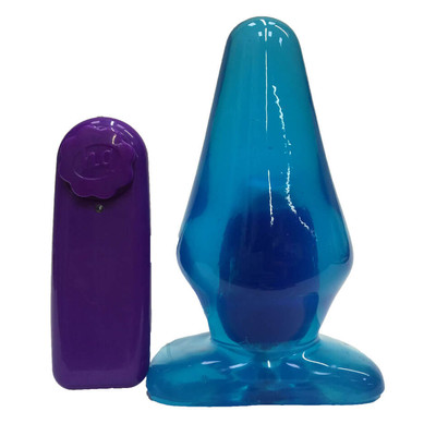 Plug Anal em Formato Cônico com Vibração Multivelocidade e Base de Suporte - Magic Sexy | 12,5 x 5,5 cm | Disponível em 6 Cores