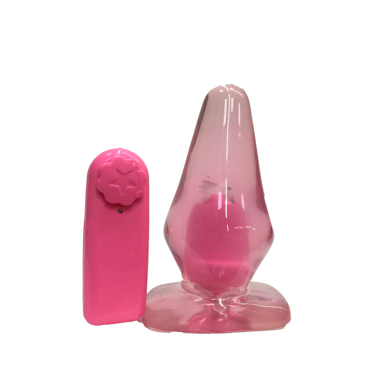 Plug Anal em Formato Cônico com Vibração Multivelocidade e Base de Suporte - Magic Sexy | 12,5 x 5,5 cm | Disponível em 6 Cores - 2