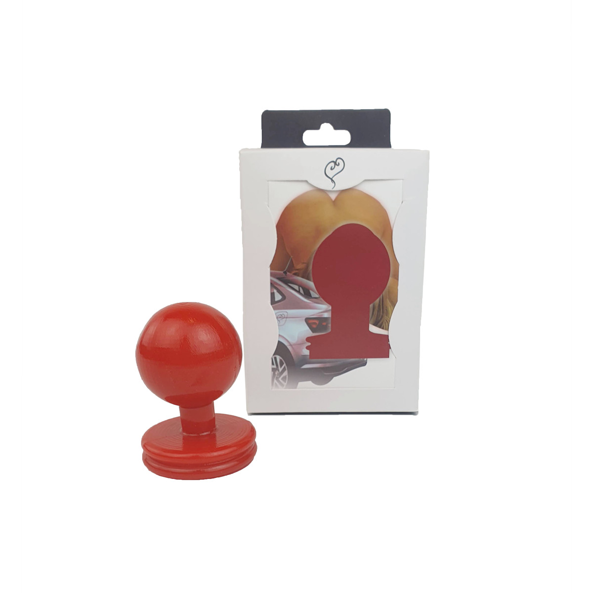 Plug Anal com Formato de Engate em PVC - InNamorata Engate Car Soft | 6,3 x 4,8 cm | Disponível em 2 Cores - 3