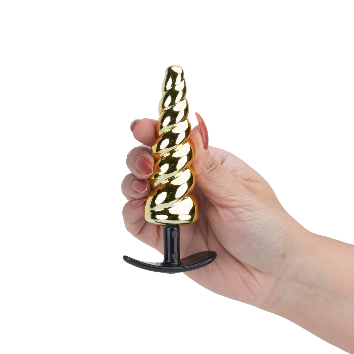 Plug Anal em Formato Espiral com Pedra na Base e Compartimento Secreto - Hard Secret Bag | 12,5 x 3,4 cm | Disponível em 7 Cores - 4