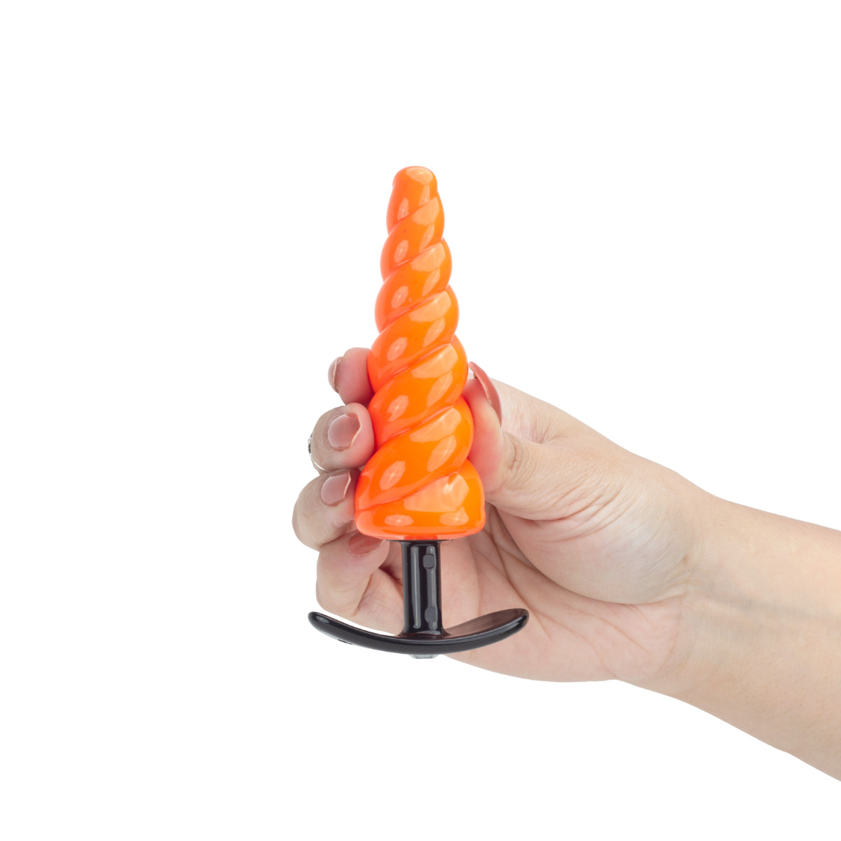 Plug Anal em Formato Espiral com Pedra na Base e Compartimento Secreto - Hard Secret Bag | 12,5 x 3,4 cm | Disponível em 7 Cores - 8